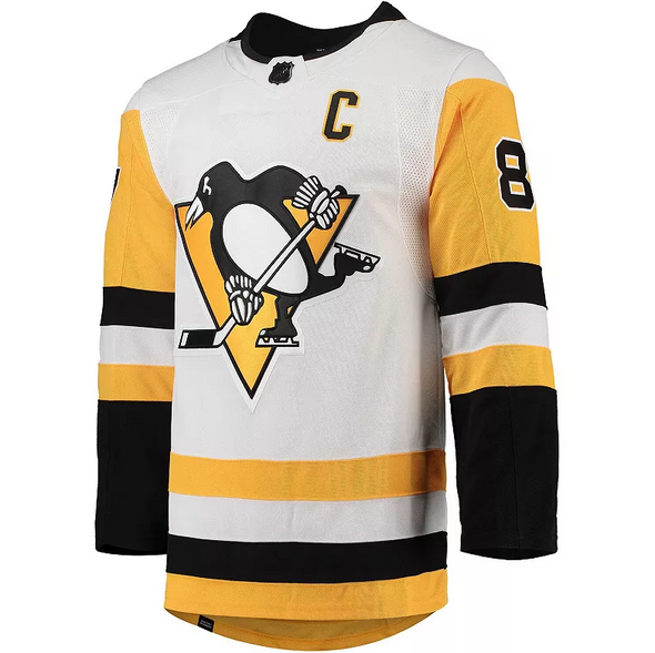ANY NAME AND NUMBER PITTSBURGH PENGUINS HOME OR AWAY AUTHENTIC ADIDAS NHL JERSEY (CUSTOMIZED PRIMEGREEN MODEL)