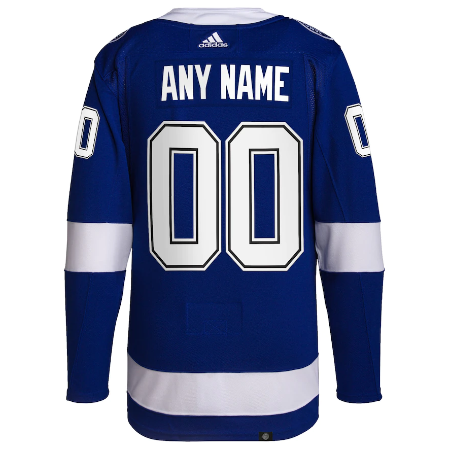 ANY NAME AND NUMBER 2022 STANLEY CUP FINAL TAMPA BAY LIGHTNING