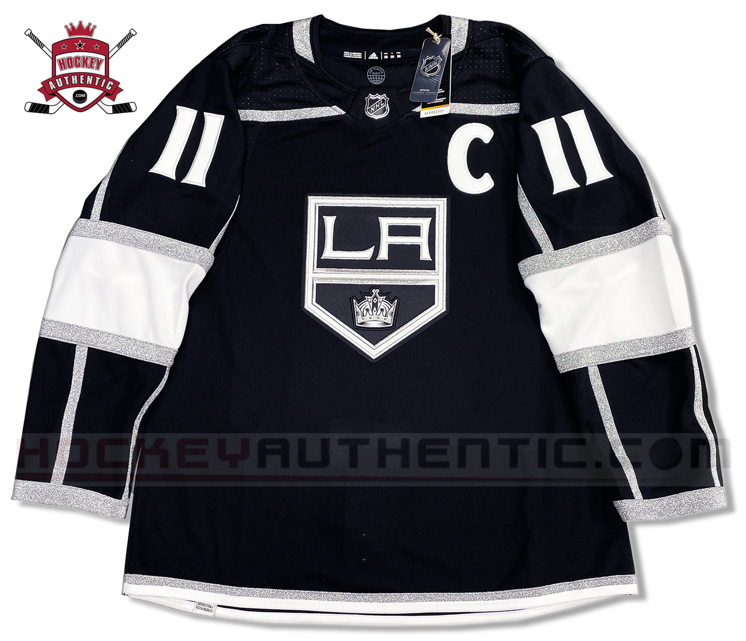 Phillip Danault Los Angeles Kings Adidas Primegreen Authentic NHL Hockey Jersey - Third Alternate / XS/44