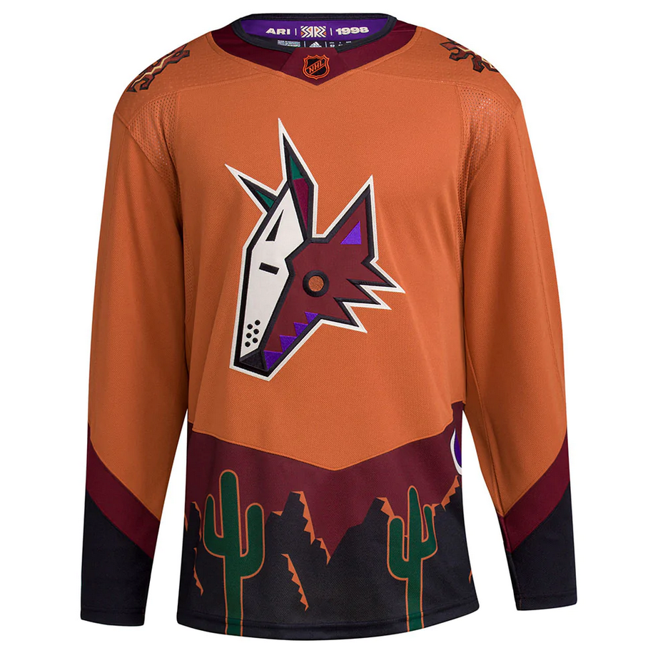 Arizona Coyotes Retro Alternate Mesh Hockey Shorts By BenchClearers