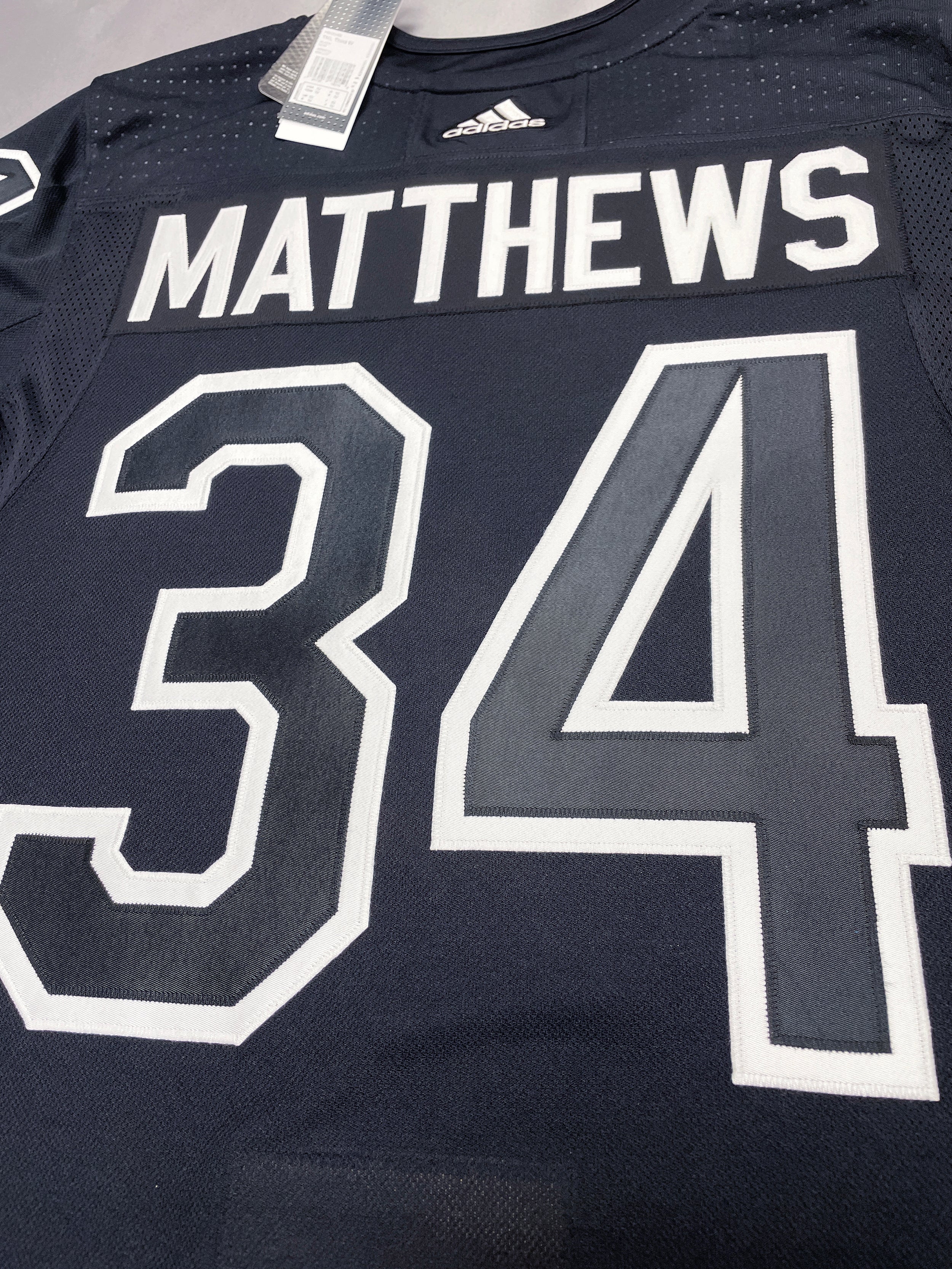 Auston Matthews of the Toronto Maple Leafs, wearing the alternate