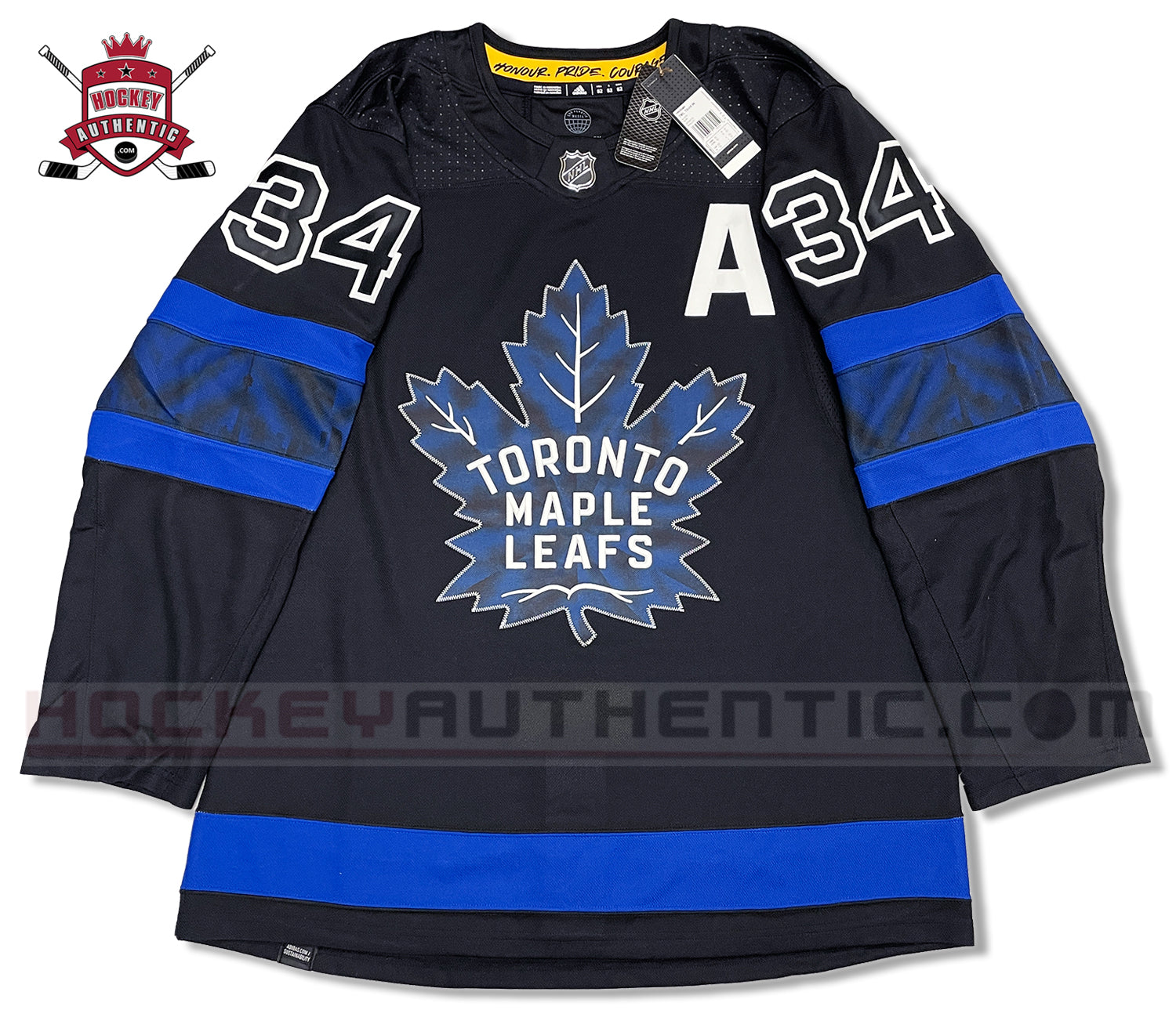 Adidas White Toronto Maple Leafs Auston Matthews Game Issued