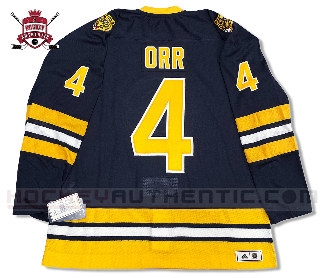 BOBBY ORR BOSTON BRUINS ADIDAS TEAM CLASSICS NHL JERSEY