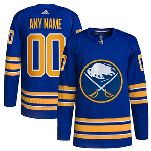 ANY NAME AND NUMBER BUFFALO SABRES HOME AUTHENTIC ADIDAS NHL JERSEY (CUSTOMIZED PRIMEGREEN MODEL)