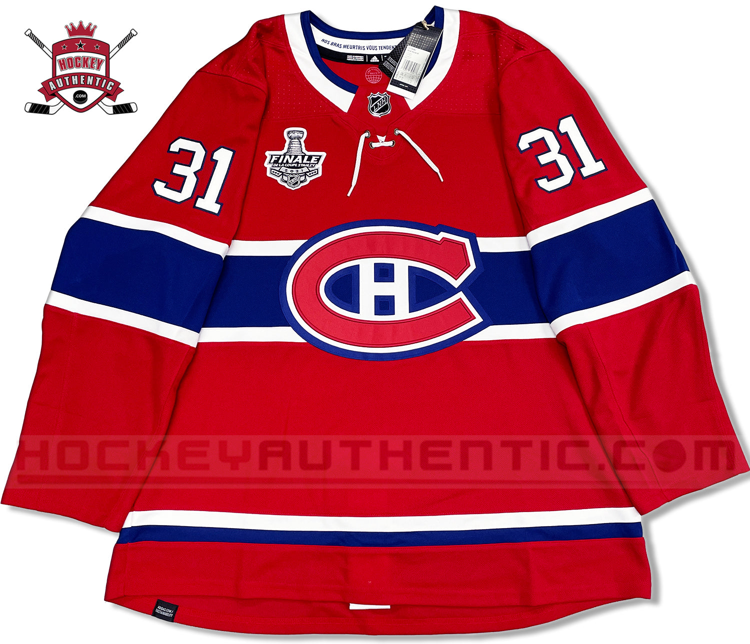 Montreal Canadiens Reebok Stanley Cup Playoff NHL Hockey T-Shirt Habs L-XL