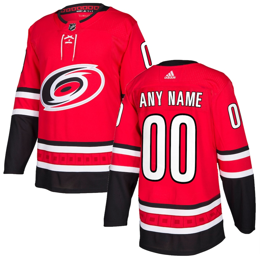 ANY NAME AND NUMBER CAROLINA HURRICANES AUTHENTIC ADIDAS NHL JERSEY (CUSTOMIZED PRIMEGREEN MODEL)