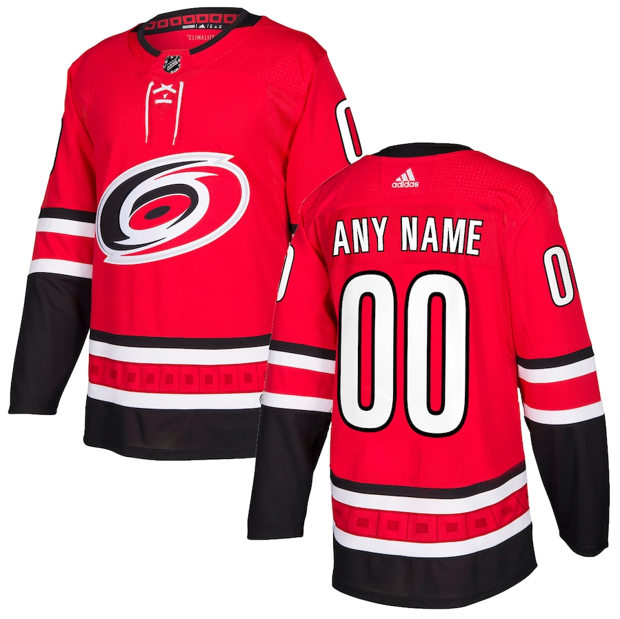 ANY NAME AND NUMBER CAROLINA HURRICANES AUTHENTIC ADIDAS NHL