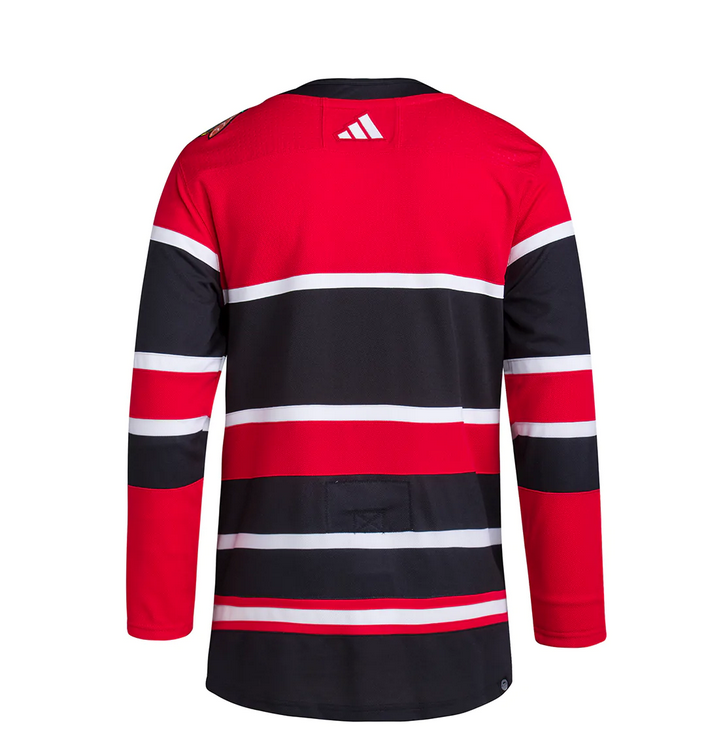 ANY NAME AND NUMBER CHICAGO BLACKHAWKS REVERSE RETRO ADIDAS PRIMEGREEN NHL JERSEY (HAND STITCHED ON-ICE NAME/NUMBER/CUSTOMIZATION)