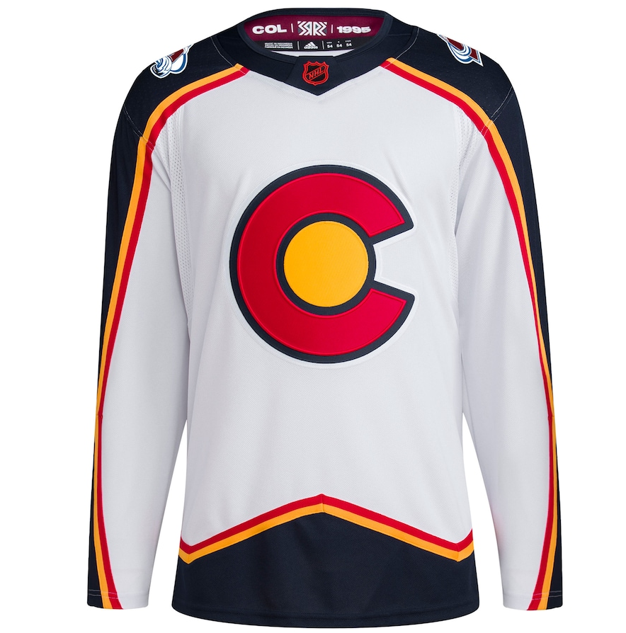 Colorado Avalanche Adidas Authentic Away NHL Hockey Jersey