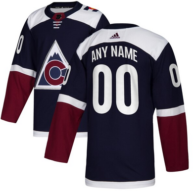 ANY NAME AND NUMBER COLORADO AVALANCHE THIRD AUTHENTIC ADIDAS NHL JERSEY (CUSTOMIZED PRIMEGREEN MODEL)