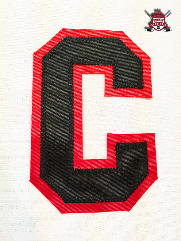 CAPTAIN "C" OFFICIAL PATCH FOR CHICAGO BLACKHAWKS WHITE JERSEY - Hockey Authentic