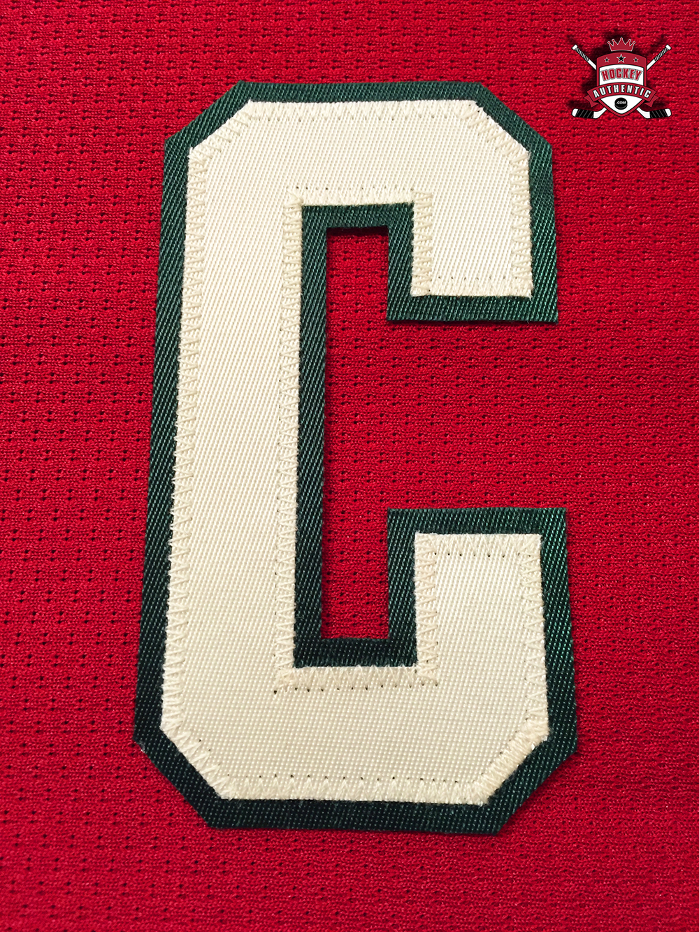 CAPTAIN "C" OFFICIAL PATCH FOR MINNESOTA WILD HOME 2003-17 JERSEY - Hockey Authentic