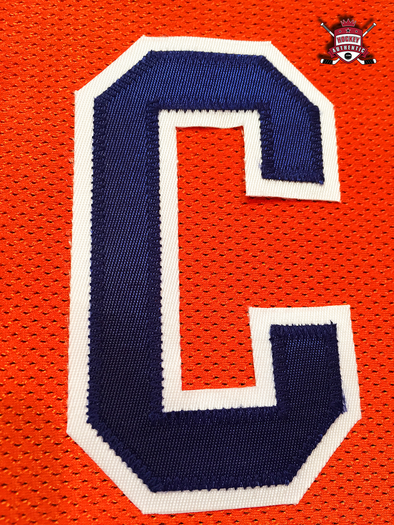 CAPTAIN "C" OFFICIAL PATCH FOR EDMONTON OILERS 3RD 2015-17 JERSEY - Hockey Authentic