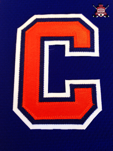 CAPTAIN "C" OFFICIAL PATCH FOR EDMONTON OILERS BLUE JERSEY - Hockey Authentic