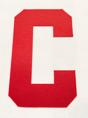 CAPTAIN "C" OFFICIAL PATCH FOR DETROIT RED WINGS WHITE JERSEY - Hockey Authentic
