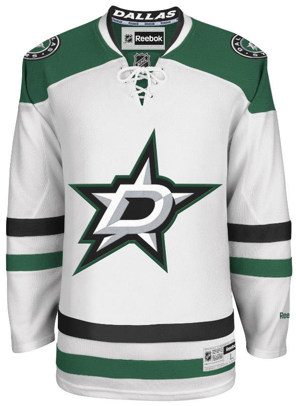 dallas stars home and away jerseys