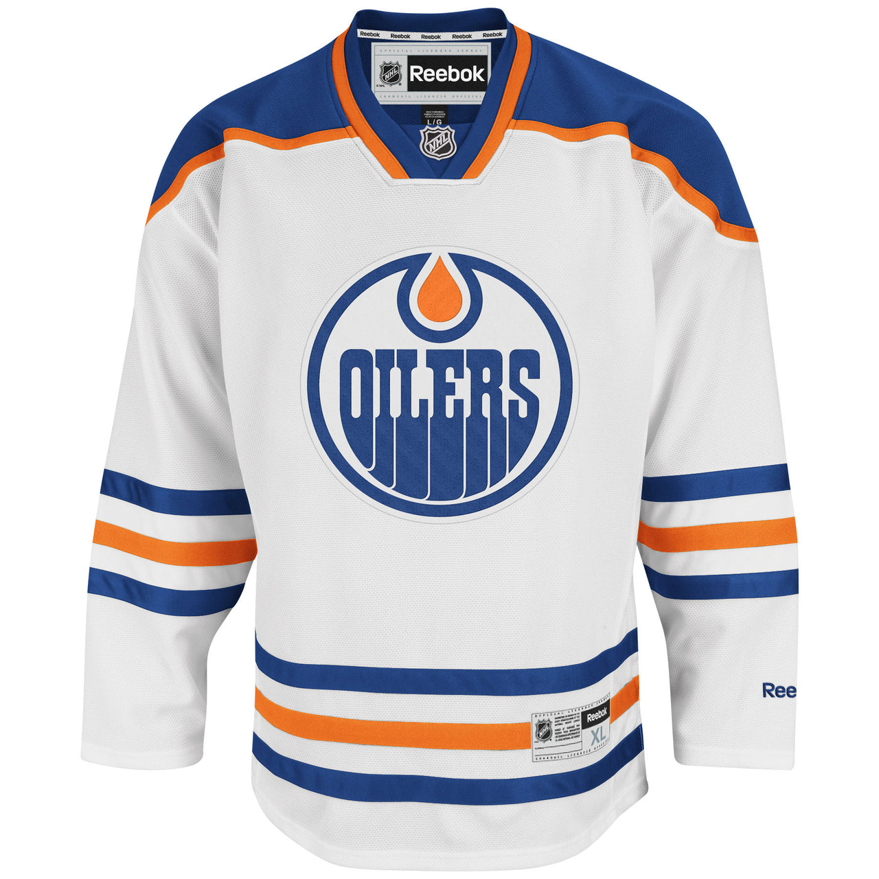 ALTERNATE "A" OFFICIAL PATCH FOR EDMONTON OILERS WHITE JERSEY - Hockey Authentic