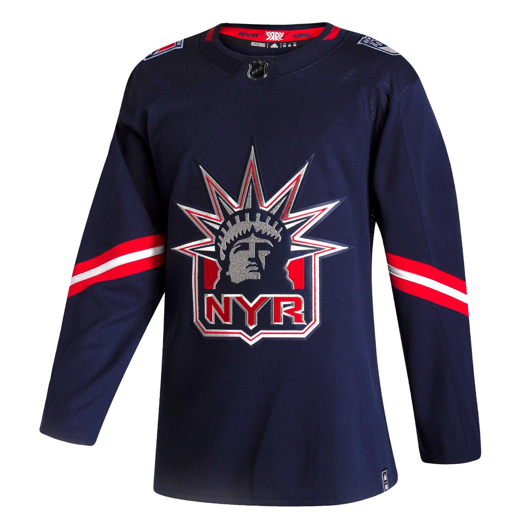 NHL New York Rangers Custom Name Number 2021 Reverse Retro