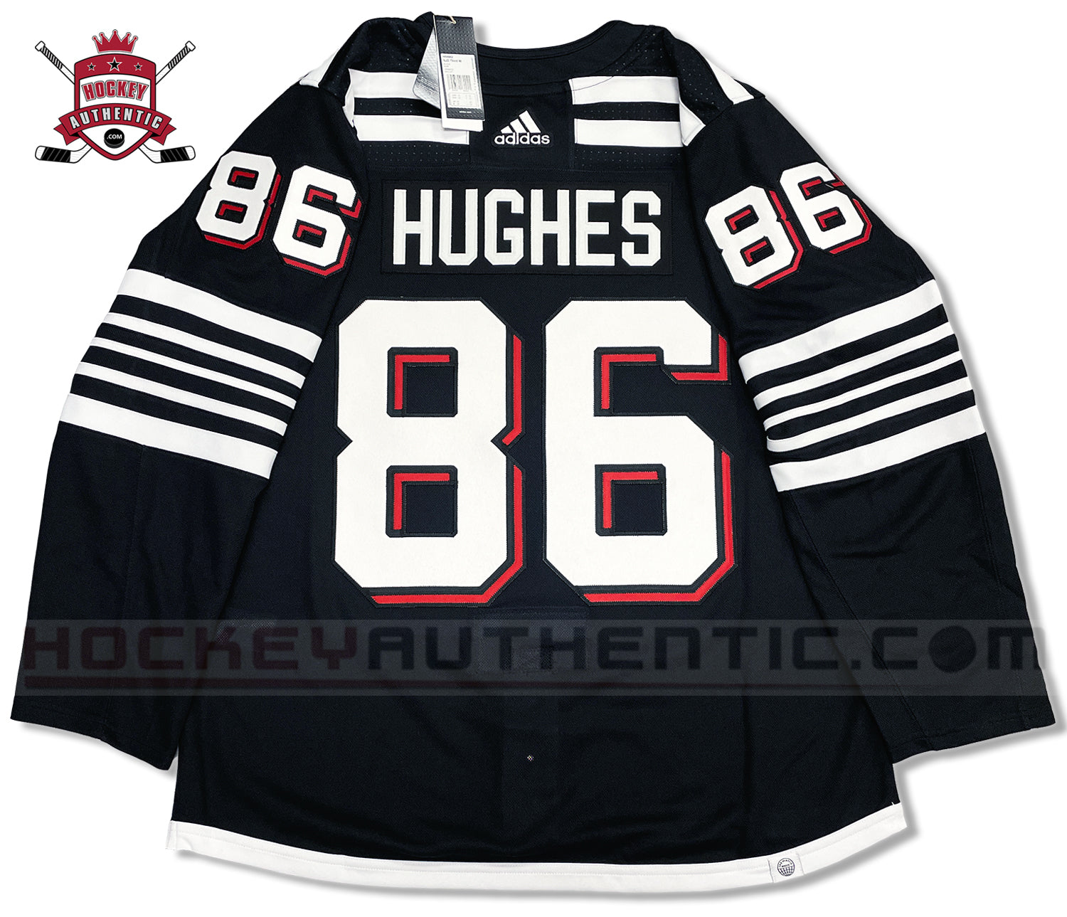 Jack Hughes New Jersey Devils adidas Alternate Primegreen