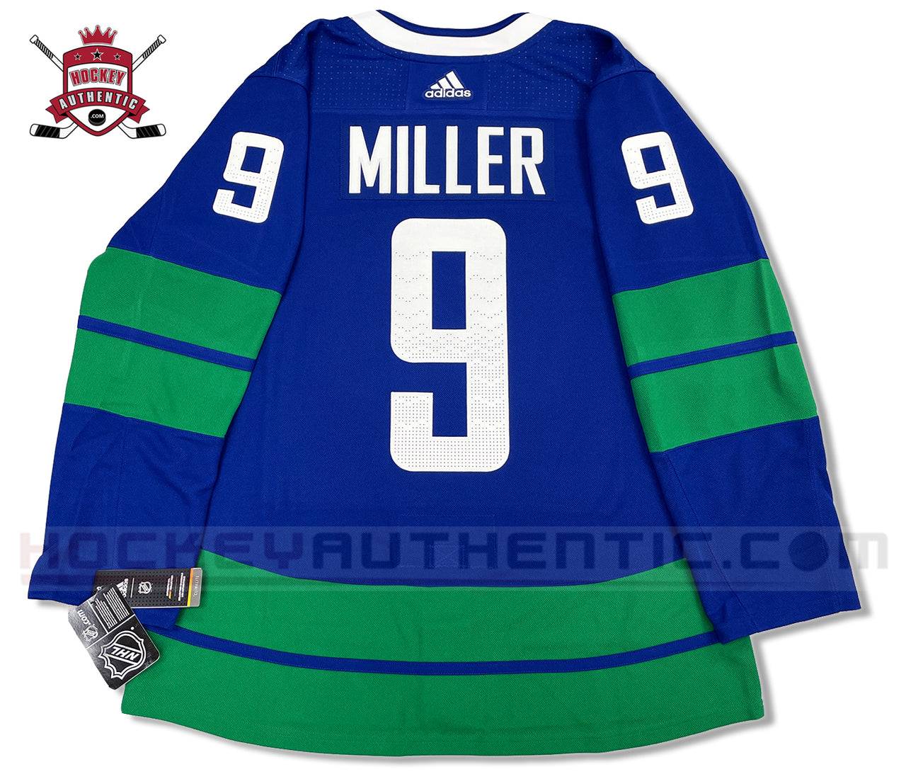 JT MILLER VANCOUVER CANUCKS THIRD HERITAGE AUTHENTIC ADIDAS NHL JERSEY (CLIMALITE/AEROREADY MODEL) J.T.