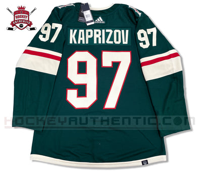 Kirill Kaprizov Minnesota Wild Fanatics Authentic Autographed adidas Green  Authentic Jersey with 20th Anniversary Season Patch