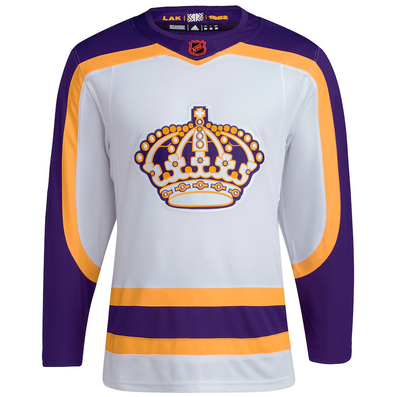 Customizable Los Angeles Kings Adidas 2022 Primegreen Reverse Retro  Authentic NHL Hockey Jersey