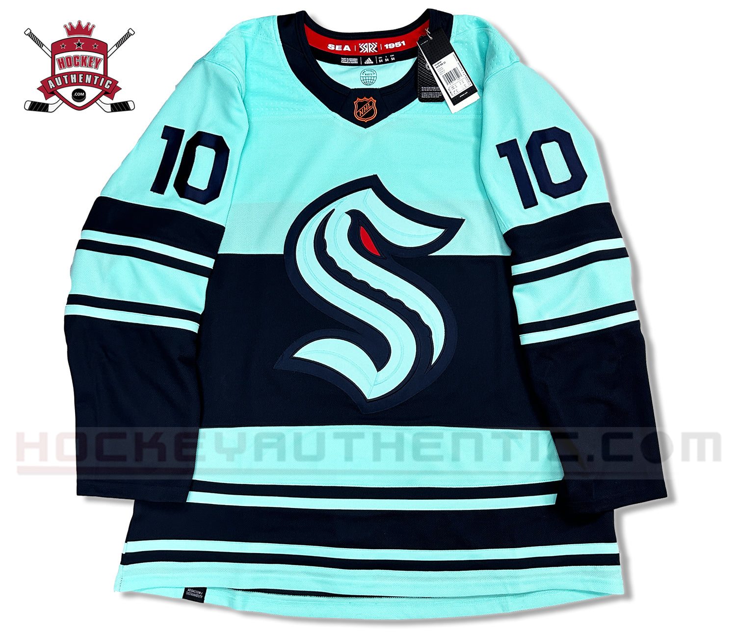 ANY NAME AND NUMBER SEATTLE KRAKEN REVERSE RETRO AUTHENTIC ADIDAS NHL