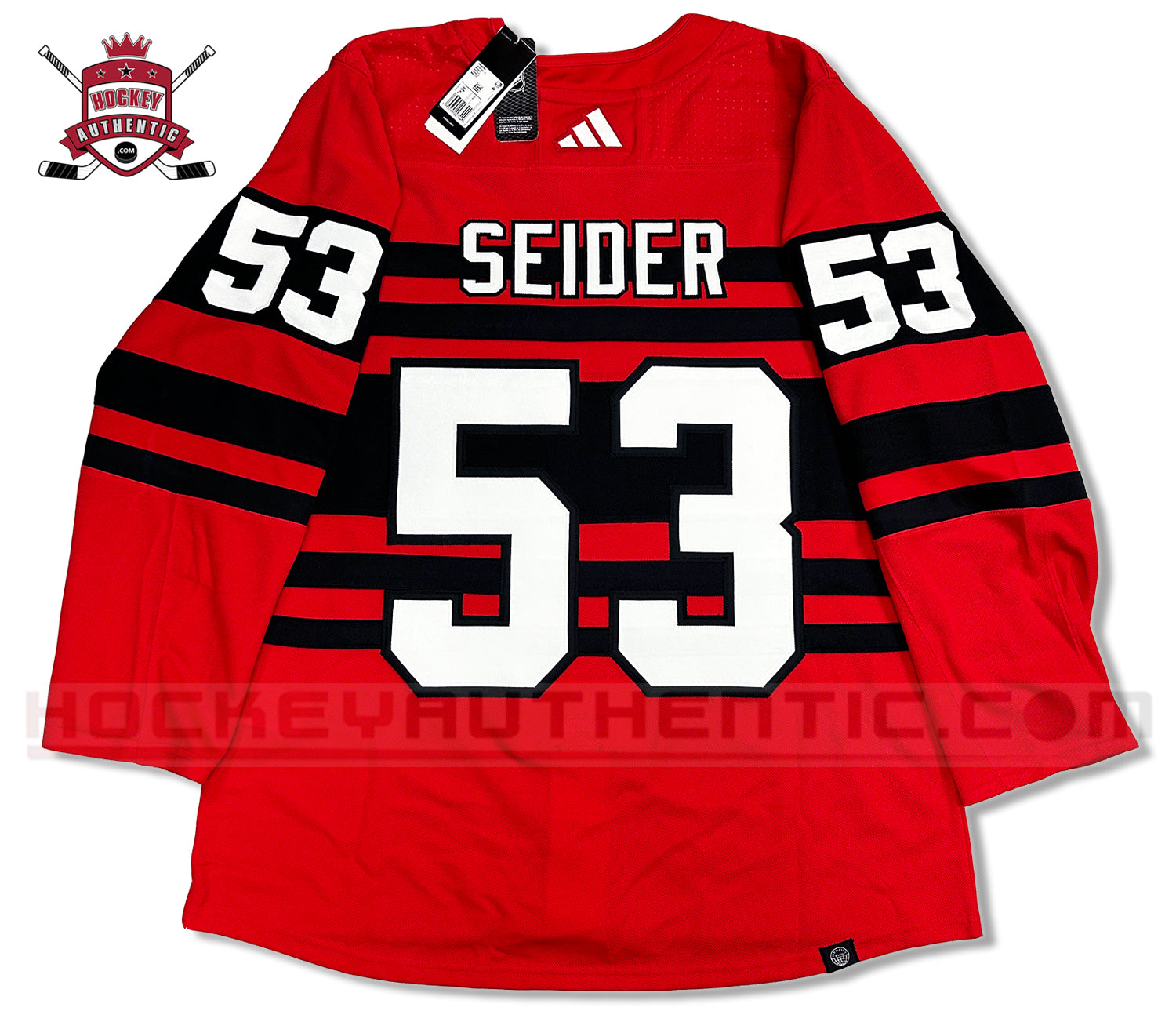 New! Detroit Red Wings Reverse Retro Jersey Seider #53