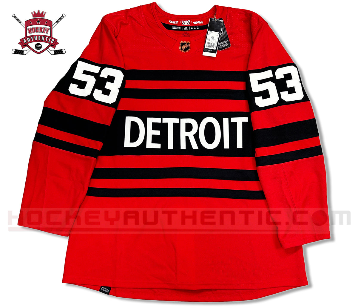 Detroit Red Wings Adidas Reverse Retro 2.0 Authentic Blank Jersey - Red
