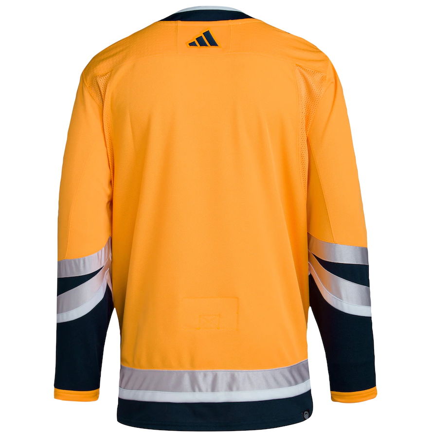 ANY NAME AND NUMBER NASHVILLE PREDATORS REVERSE RETRO AUTHENTIC ADIDAS NHL JERSEY (CUSTOMIZED PRIMEGREEN MODEL)