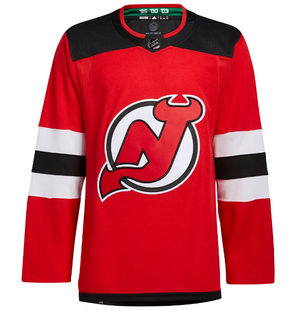 NEW JERSEY DEVILS HOME AUTHENTIC PRO ADIDAS NHL JERSEY - NEW PRIMEGREEN 2021-22 MODEL