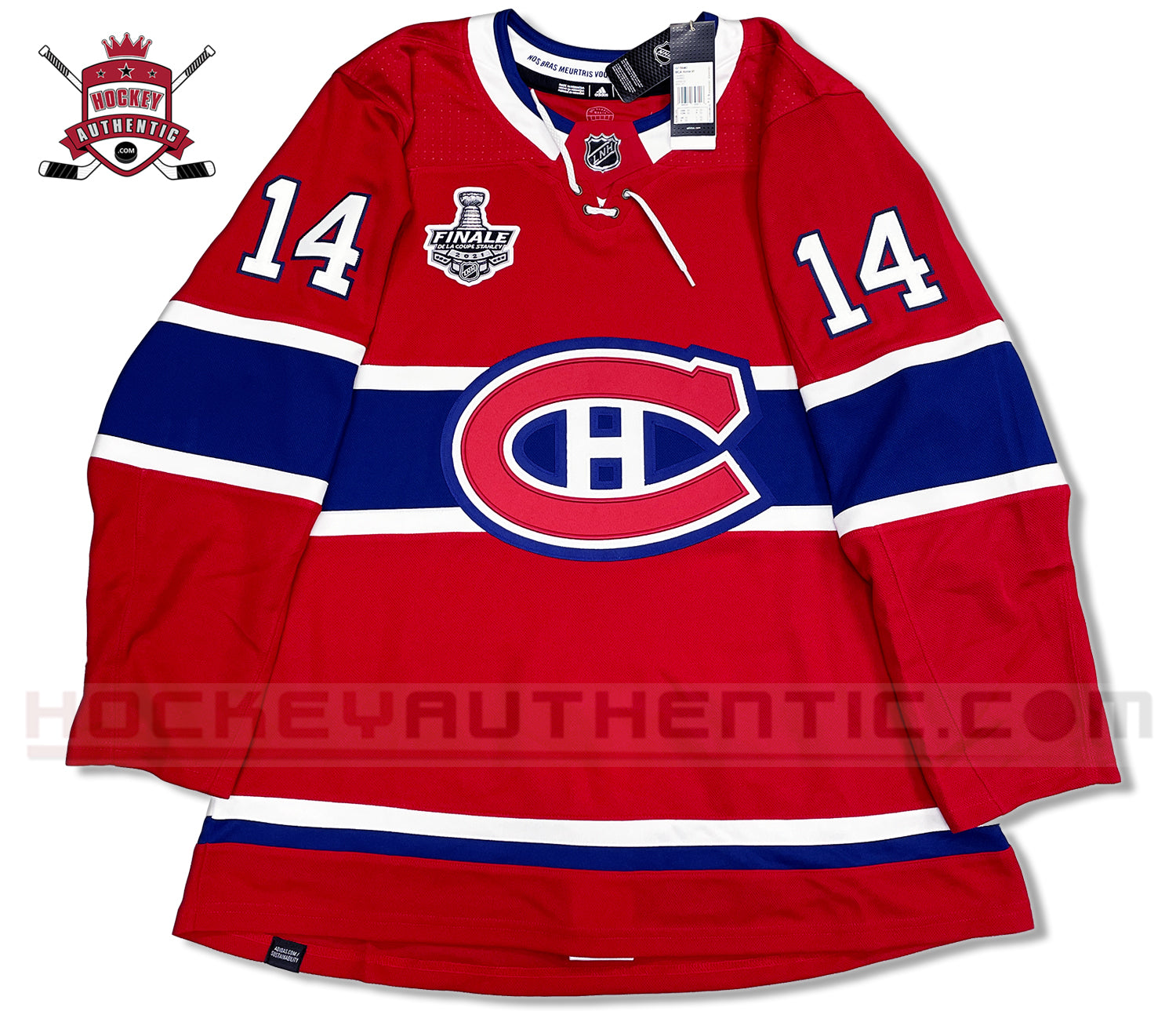 Nick Suzuki Signed Montreal Canadiens Red 2021 Adidas Authentic