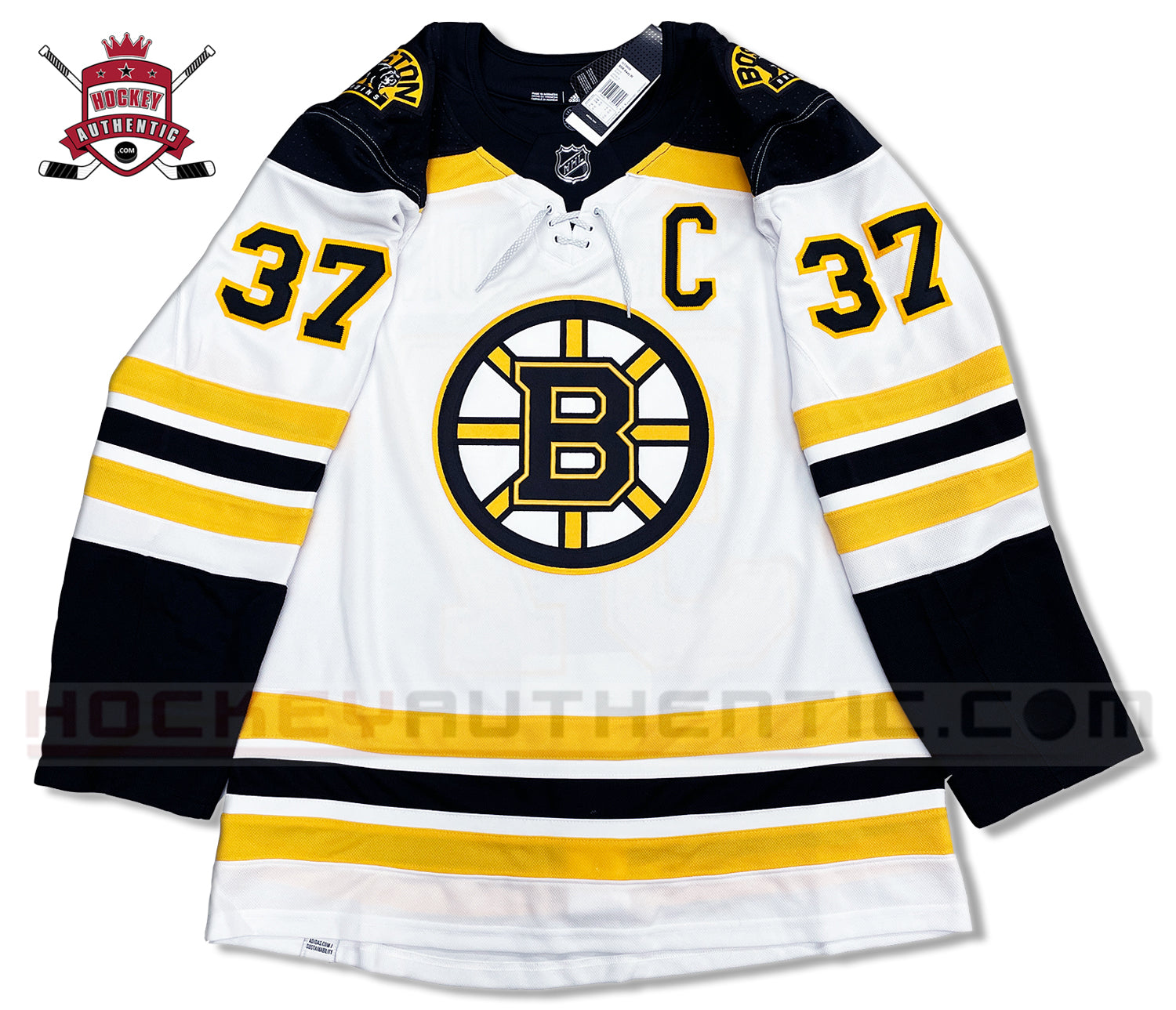 Customizable Boston Bruins Adidas Primegreen Authentic NHL Hockey Jersey