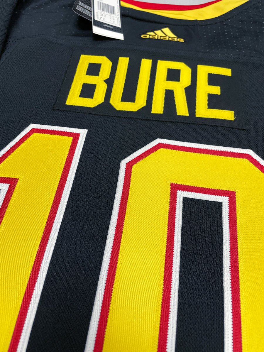 Pavel Bure Autographed Black Adidas Authentic Jersey - Flying Skates # –  Memorable Authentic