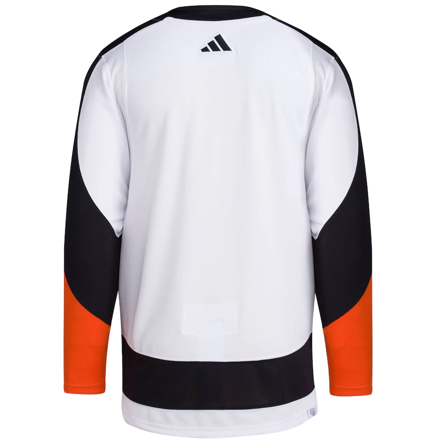 Men's Adidas Flyers Personalized Authentic White Road NHL Jersey