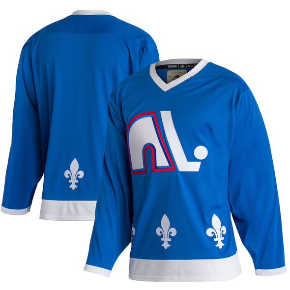 ANY NAME AND NUMBER QUEBEC NORDIQUES ADIDAS TEAM CLASSICS NHL JERSEY (CUSTOMIZED)