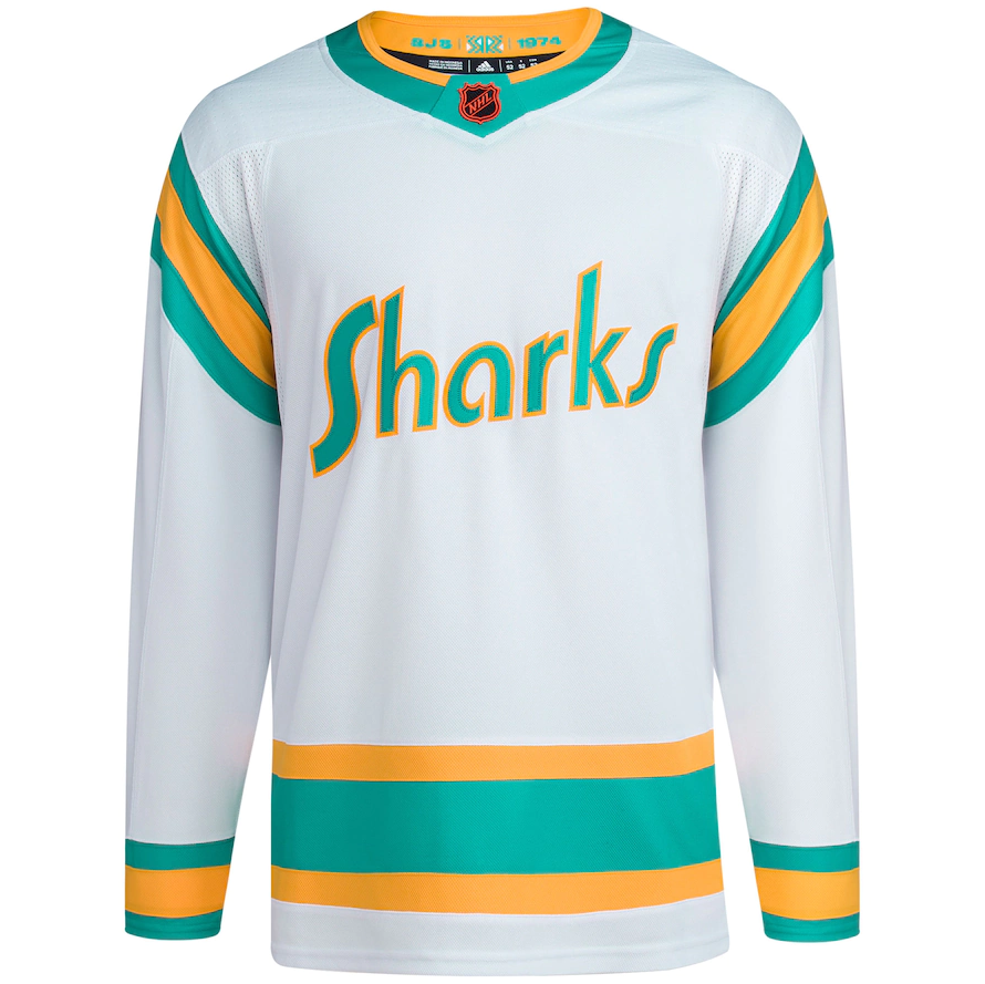You either love our #ReverseRetro or you're wrong. 🤐 #sjsharks