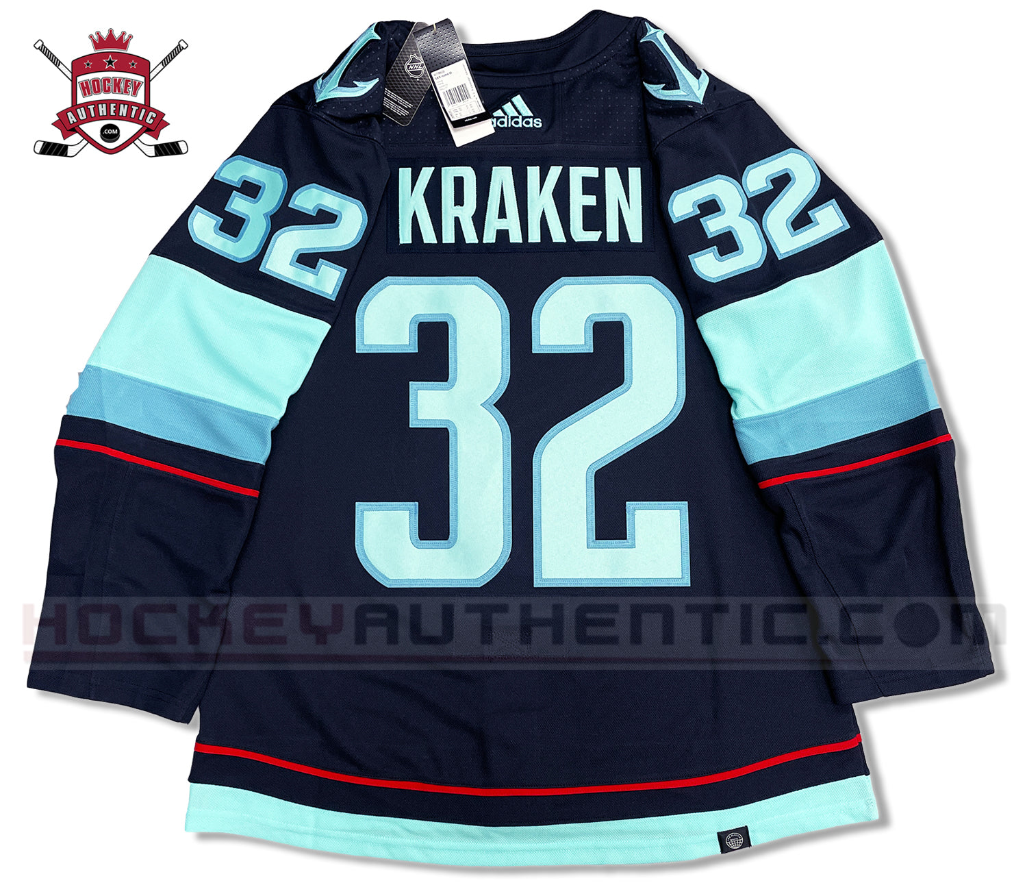 Seattle Kraken authentic Adidas home jersey new Size 52(Large)