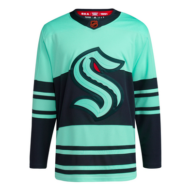 Seattle Kraken Pro Adidas NHL Jersey with Inaugural Patch