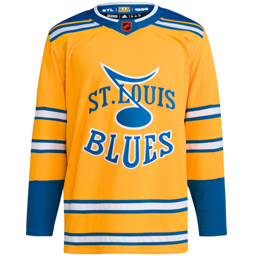 St. Louis Blues introduce gold 'Reverse Retro' jersey
