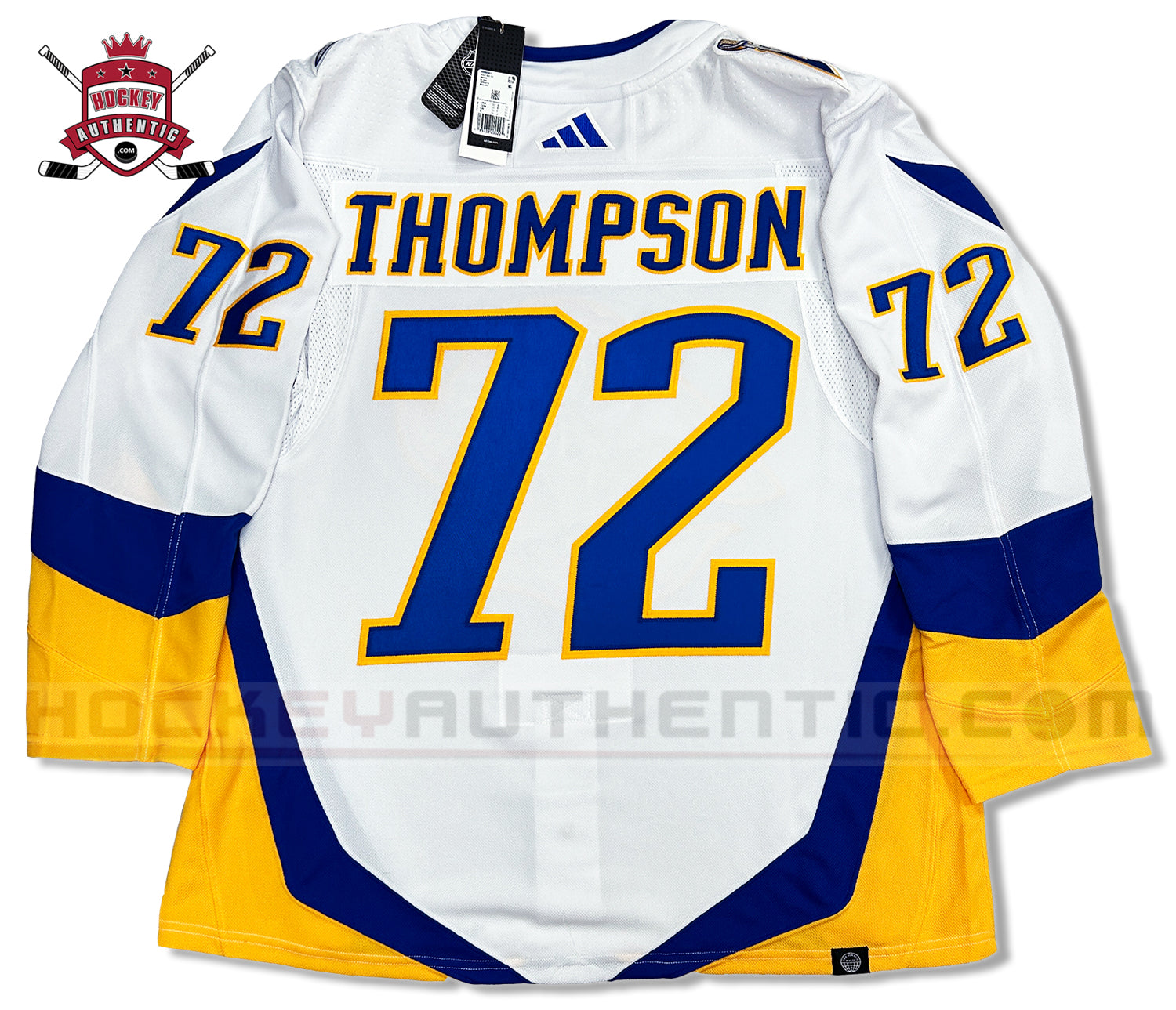 adidas 2022-2023 Reverse Retro Buffalo Sabres Tage Thompson #72 ADIZERO  Authentic Jersey
