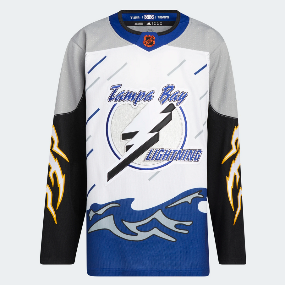 ANY NAME AND NUMBER TAMPA BAY LIGHTNING REVERSE RETRO AUTHENTIC ADIDAS –  Hockey Authentic