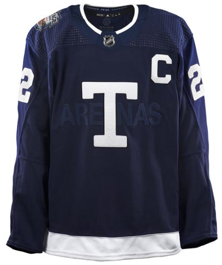 Toronto Arenas size 54 = XL Heritage Classic Maple Leafs Adidas hockey  jersey