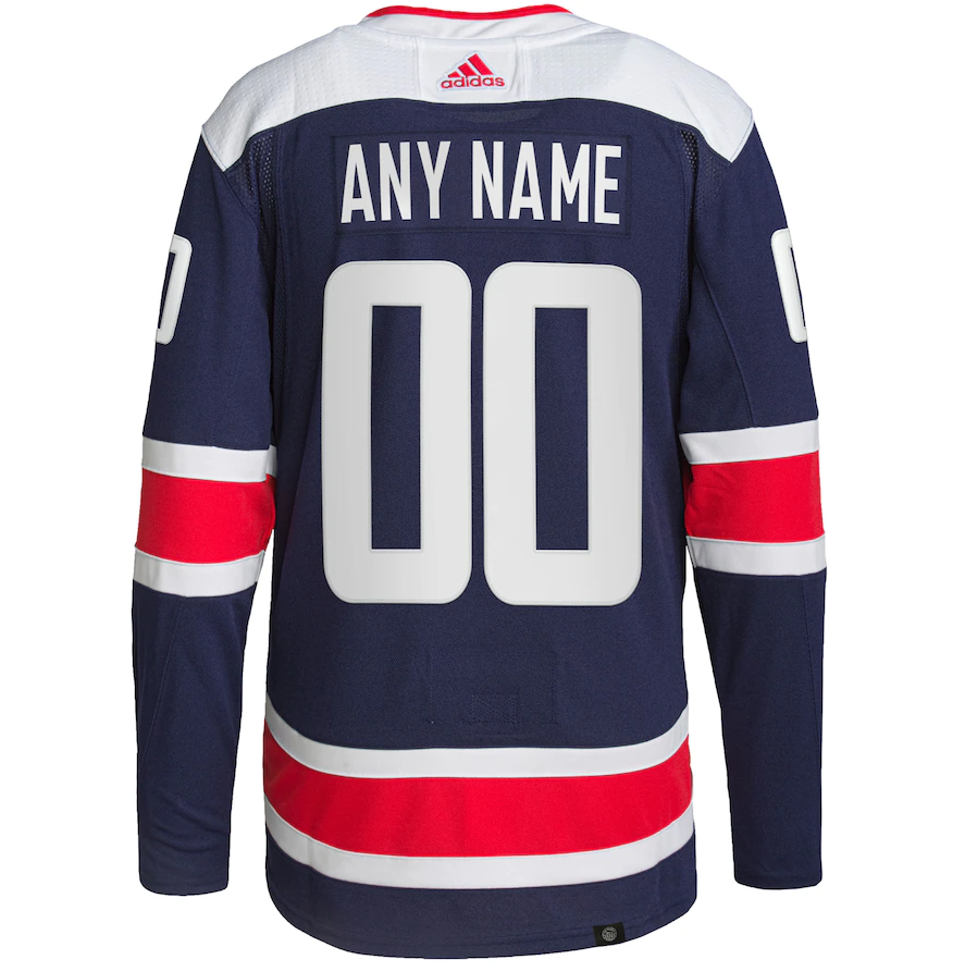 ANY NAME AND NUMBER WASHINGTON CAPITALS HOME OR AWAY AUTHENTIC