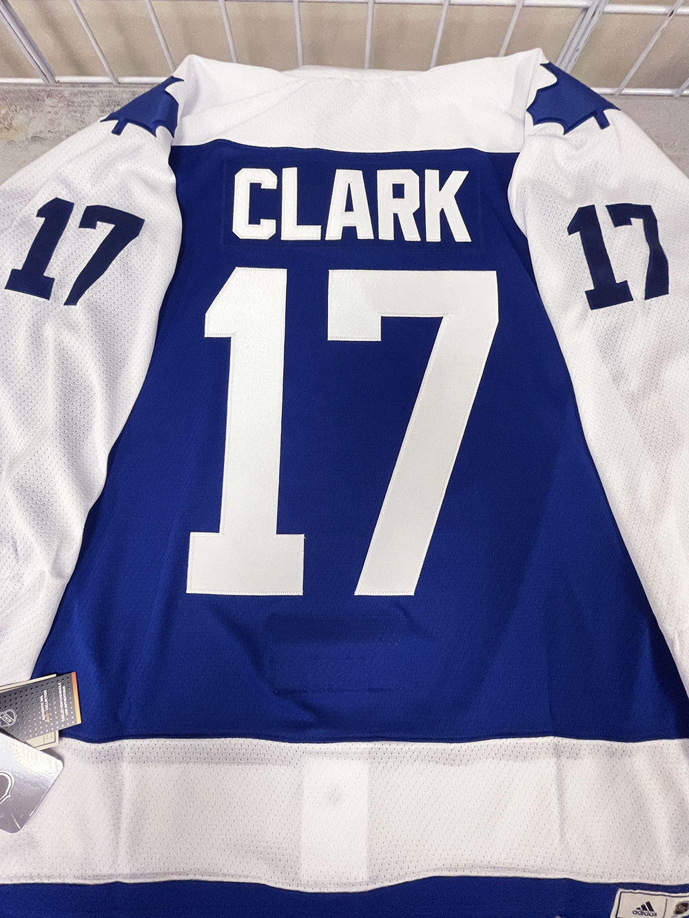 Frameworth Wendel Clark Signed Toronto Maple Leafs Pro Adidas 2017 - 2019  Jersey