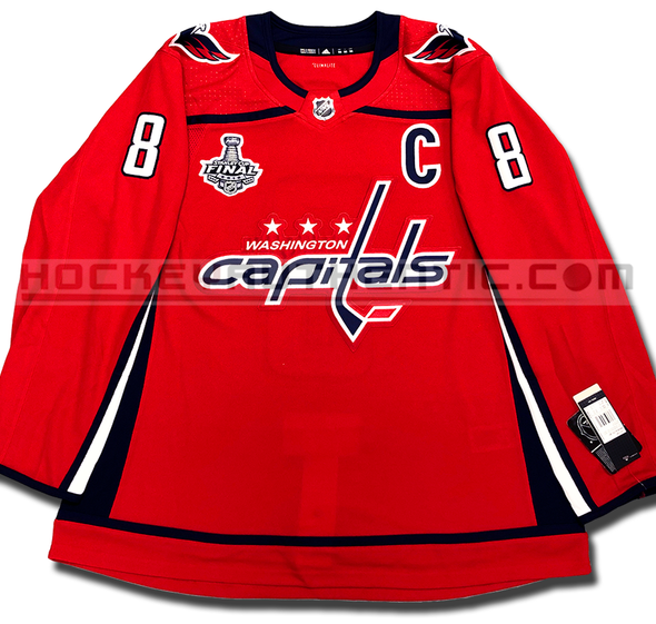 ALEX OVECHKIN WASHINGTON CAPITALS 2018 STANLEY CUP FINAL AUTHENTIC PRO ADIDAS NHL JERSEY (CLIMALITE/AEROREADY MODEL)