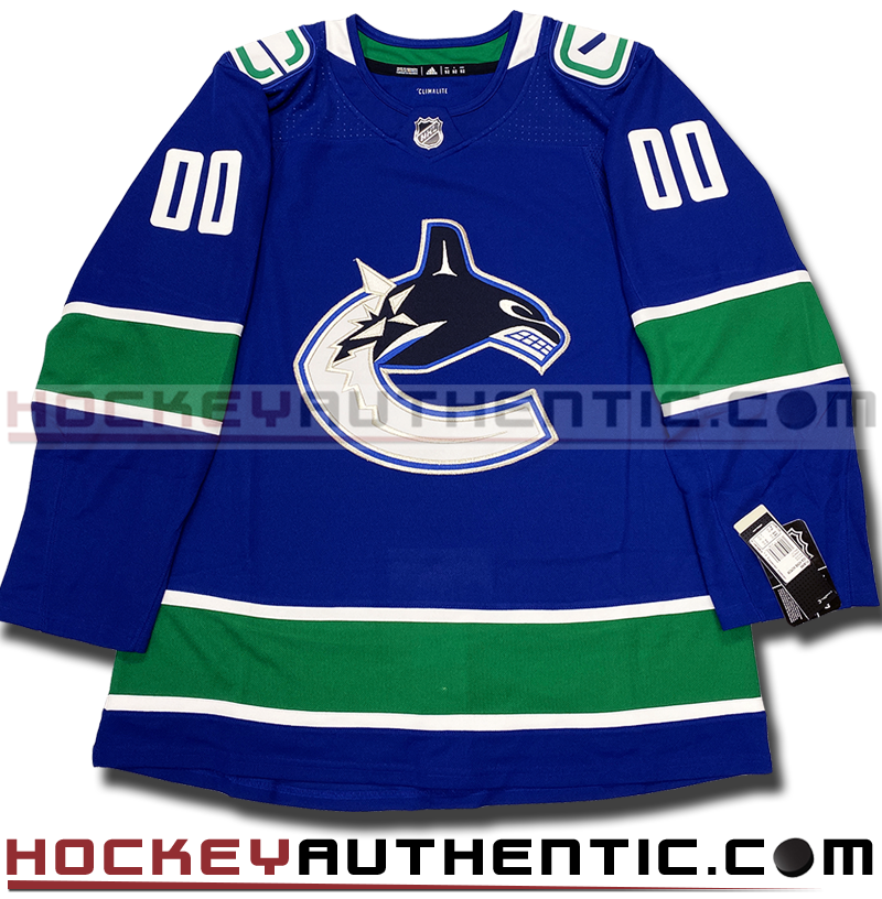 ANY NAME AND NUMBER VANCOUVER CANUCKS AUTHENTIC ADIDAS NHL JERSEY CUS