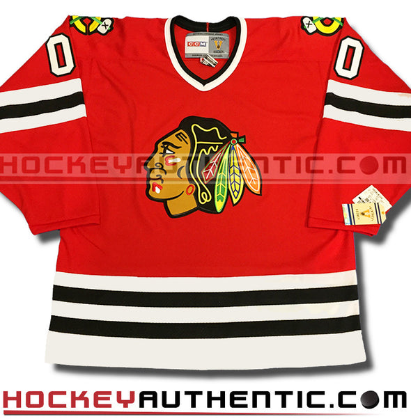 ANY NAME AND NUMBER CHICAGO BLACKHAWKS CCM VINTAGE 1992 REPLICA NHL JERSEY - Hockey Authentic