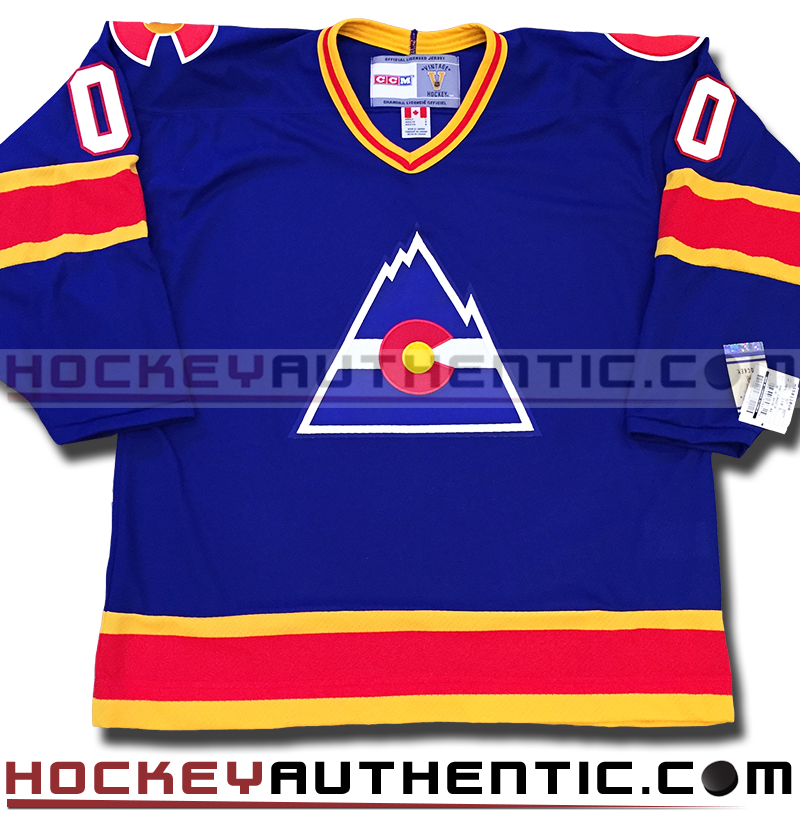 ANY NAME AND NUMBER COLORADO ROCKIES CCM VINTAGE REPLICA NHL JERSEY –  Hockey Authentic