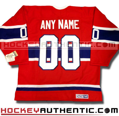 ANY NAME AND NUMBER MONTREAL CANADIENS CCM VINTAGE REPLICA NHL JERSEY - Hockey Authentic